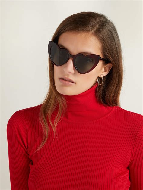 saint laurent sunglasses heart